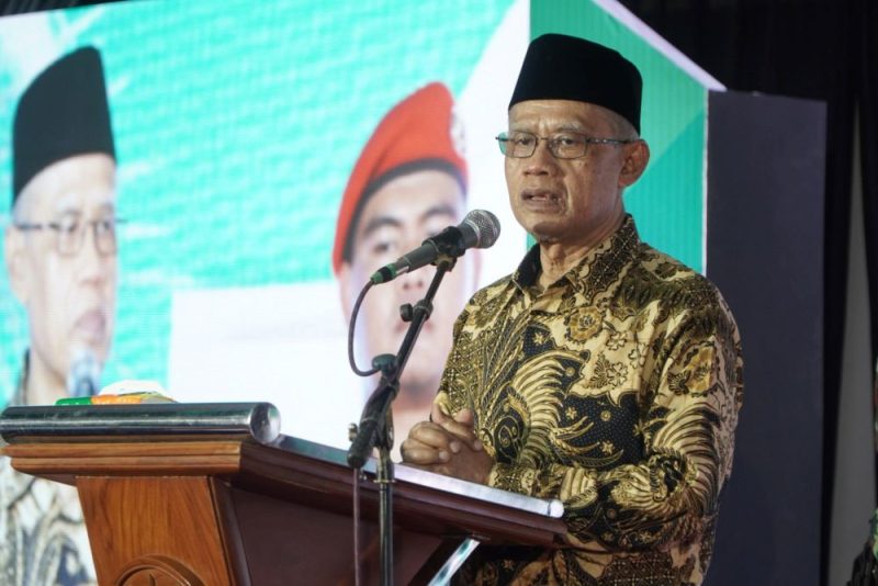 Ketua Umum Pimpinan Pusat (Ketum PP) Muhammadiyah Haedar Nashir. Foto: twitter.com/HaedarNs