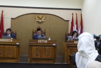 Suasana sidang sengketa informasi di Komisi Informasi Pusat. Foto: KIP 