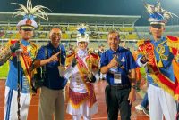 Marching Band Gita Taruna Angkasa dari SMAN 3 Taruna Angkasa Madiun sukses menjadi kampiun pada ajang internasional yang digelar di Malaysia.