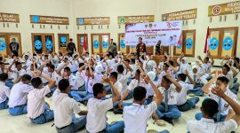 Sebanyak 76 calon Paskibraka Kabupaten Madiun menjalani masa karantina selama seminggu di gedung Kampung Pesilat.