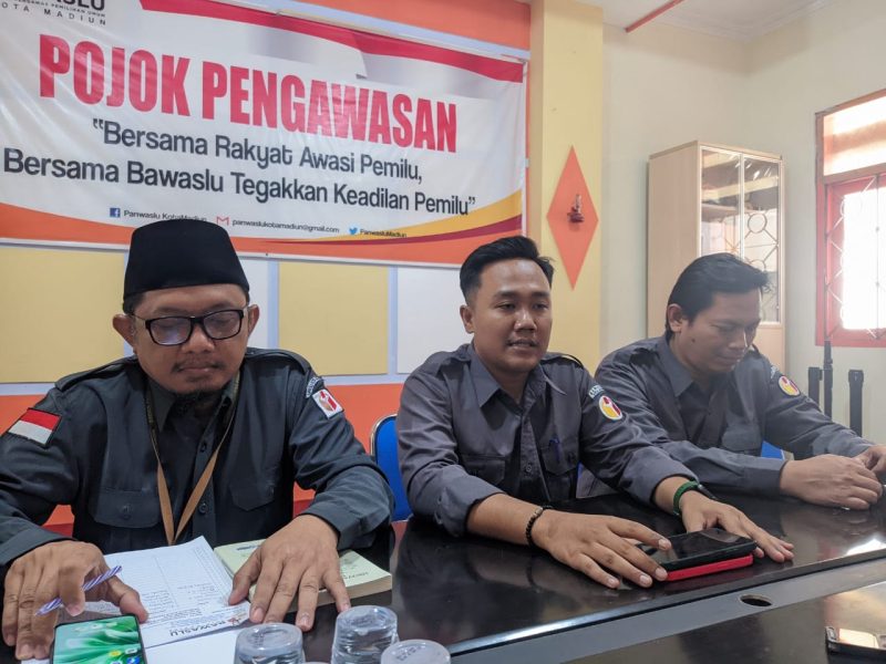 Press release Bawaslu Kota Madiun, Selasa (8/10/2024). 