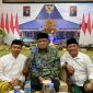 Prof. Dr. K.H. Said Aqiel Siradj, M.A, hadiri peringatan Hari Santri yang digelar oleh Paslon Bupati Madiun dan Wakil Bupati Madiun nomor urut 2, Hari Wuryanto-Purnomo Hadi (Harmonis), Rabu (16/10/2024) malam.