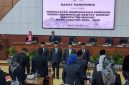 Prosesi pelantikan unsur pimpinan DPRD Kabupaten Madiun periode 2024-2029, Kamis (17/10/2024).